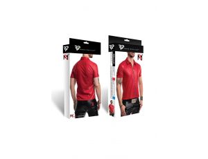 RMMauricio001 - red polo - L