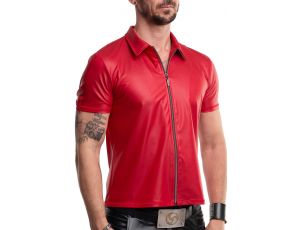 RMMauricio001 - red polo - M