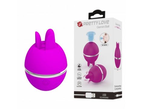 PRETTY LOVE - Gemini Ball, Silicone, USB rechargeable - 3