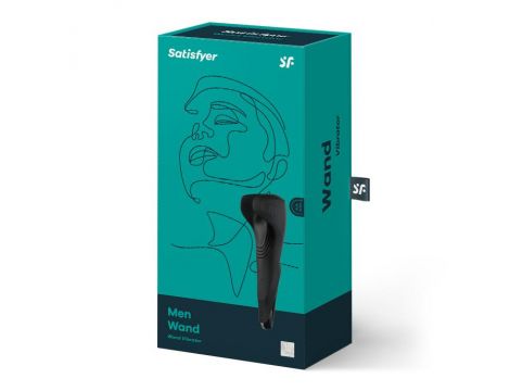 Masturbator wibracyjny Satisfyer Men Wand czarny USB 20 cm - 5