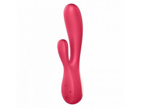 Wibrator króliczek Satisfyer Mono Flex czerwony z aplikacją - 2