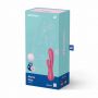 Wibrator króliczek Satisfyer Mono Flex czerwony z aplikacją - 5