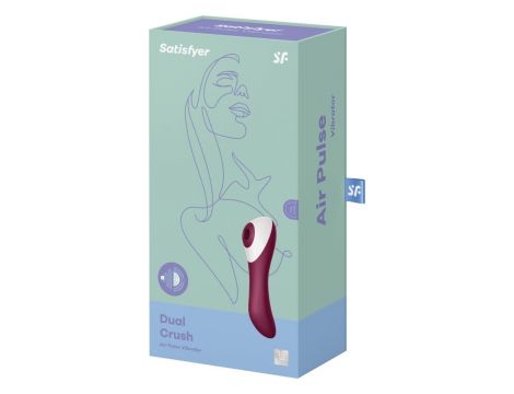 Stymulator fal ciśnienia Satisfyer Dual Crush silikonowy USB - 2