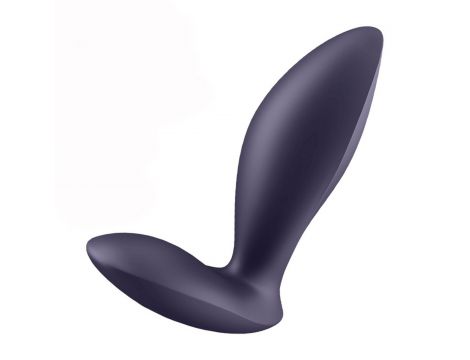 Wibrujący korek analny silikonowy Satisfyer Power Plug USB Bluetooth - 5