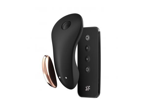 Stymulator łechtaczki Satisfyer Little Secret do majtek czarny - 2