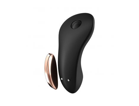 Stymulator łechtaczki Satisfyer Little Secret do majtek czarny