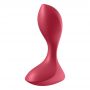 Wibrator analny Satisfyer Backdoor Lover czerwony silikonowy USB 11 cm - 3
