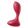 Wibrator analny Satisfyer Backdoor Lover czerwony silikonowy USB 11 cm - 5
