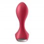 Wibrator analny Satisfyer Backdoor Lover czerwony silikonowy USB 11 cm - 4