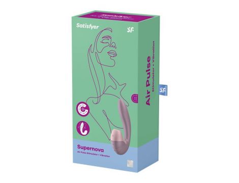 Stymulator Satisfyer Supernova łechtaczka i punkt G różowy USB - 8