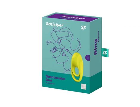 Pierścień wibrujący Satisfyer Spectacular Duo silikonowy USB - 2
