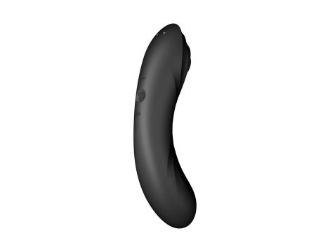 Wibrator Satisfyer Curvy Trinity 4 czarny silikonowy 17cm wodoodporny