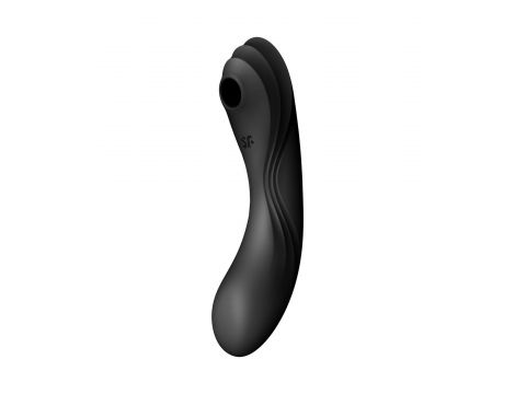 Wibrator Satisfyer Curvy Trinity 4 czarny silikonowy 17cm wodoodporny - 6