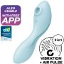 Stymulator łechtaczki Satisfyer Curvy Trinity 5 niebieski silikonowy - 2