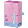 Stymulator łechtaczki Satisfyer Curvy Trinity 5 niebieski silikonowy - 4