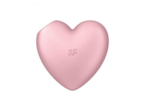 Stymulator łechtaczki Satisfyer Cutie Heart jasnoczerwony silikonowy USB - 8