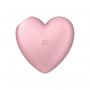 Stymulator łechtaczki Satisfyer Cutie Heart jasnoczerwony silikonowy USB - 9