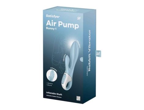 Wibrator króliczek pompowany Satisfyer Air Pump Bunny 1 silikonowy USB