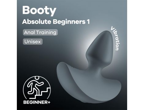 Wibrujący korek analny Satisfyer Booty Beginners ciemnieniebieski 8 cm USB - 3