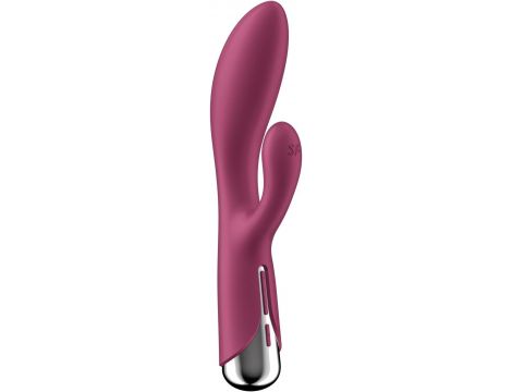 Wibrator króliczek z rotacją Satisfyer Spinning Rabbit 1 czerwony USB - 8