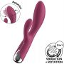 Wibrator króliczek z rotacją Satisfyer Spinning Rabbit 1 czerwony USB - 5