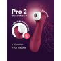 Stymulator łechtaczki Satisfyer Pro 2 Liquid Air bordowy USB - 8