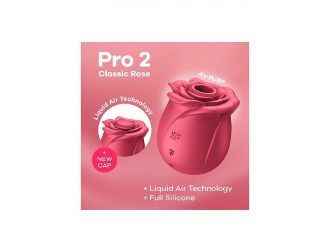 Stymulator łechtaczki Satisfyer Pro 2 Classic Rose silikonowy 7 cm - 6