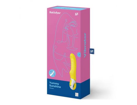 Wibrator punktu G Satisfyer Yummy Sunshine żółty silikonowy USB 23 cm - 3