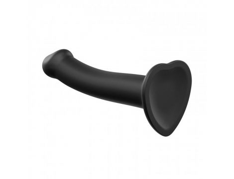 Dildo silikonowe zginane Strap on me czarny M