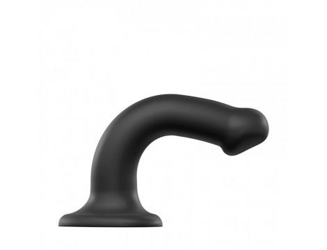 Dildo silikonowe zginane Strap on me czarny M - 2