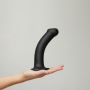 Dildo silikonowe zginane Strap on me czarny M - 5