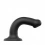 Dildo silikonowe zginane Strap on me czarny M - 3