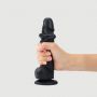 Realistyczne dildo Sliding Skin Strap-on-me czarne M - 4
