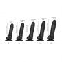 Realistyczne dildo Sliding Skin Strap-on-me czarne M - 2