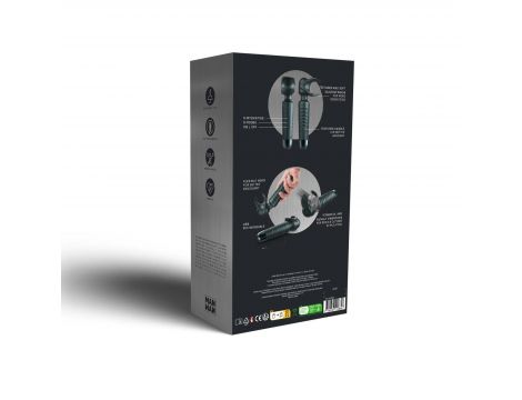 Masturbator wibrujący Man.wand EVO szary 20 cm USB - 7