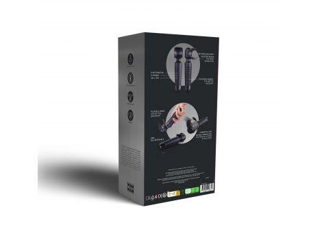 Masturbator wibrujący Man.wand EVO czarny 20 cm - 8