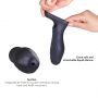 Przedłużka silikonowa Ryzer Max Man.wand black plum 18 cm - 4