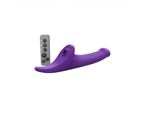 Dildo multiorgazmiczne Strap on me fioletowe S - 2