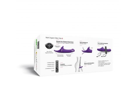 Dildo multiorgazmiczne Strap on me fioletowe S - 9