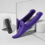 Dildo multiorgazmiczne Strap on me fioletowe S - 5