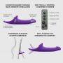 Dildo multiorgazmiczne Strap on me fioletowe S - 2