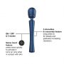 Masażer wibracyjny Man.wand Edgy Stellar Blue - 6