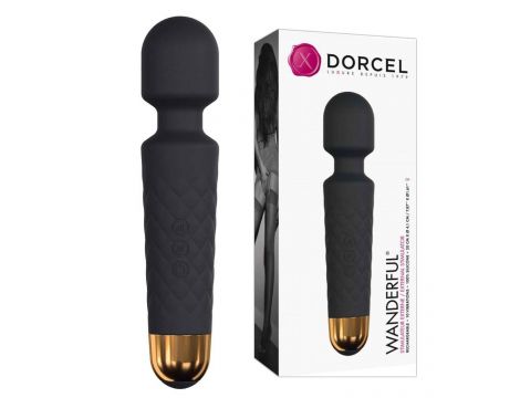 Wibrator wand Dorcel Wanderful różowy akumulator 20 cm - 3