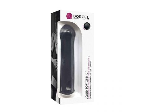 Przedłużka silikonowa Dorcel Liquid Soft XTend czarna 17 cm