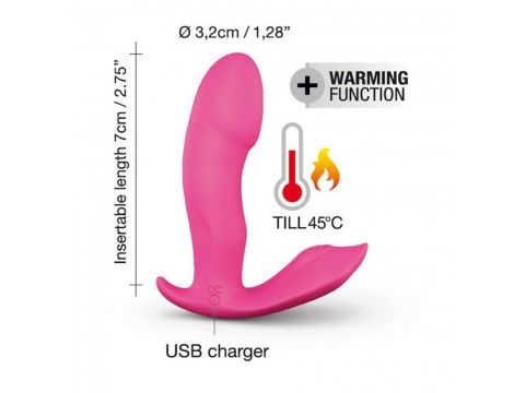 Wibrator punktu G Dorcel Secret Clit silikonowy z grzaniem USB 7 cm - 11