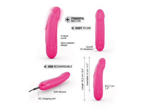 REAL VIBRATION S MAGENTA 2.0 - RECHARGEABLE - 5