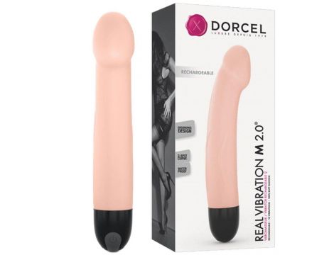 REAL VIBRATION M FLESH 2.0 - RECHARGEABLE - 8