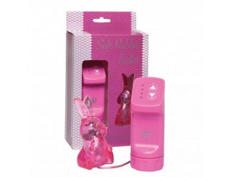Mini wibrator króliczek xSoft różowy silikonowy USB wodoodporny