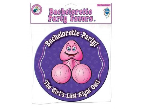 Papierowe talerzyki z penisem Bachelorette Party 8 szt
