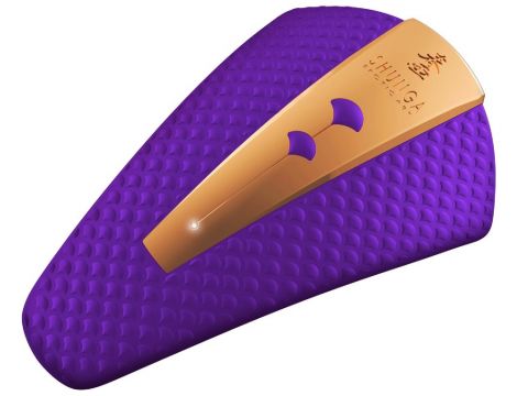 Stymulator łechtaczki Shunga Obi fioletowy silikonowy USB - 3